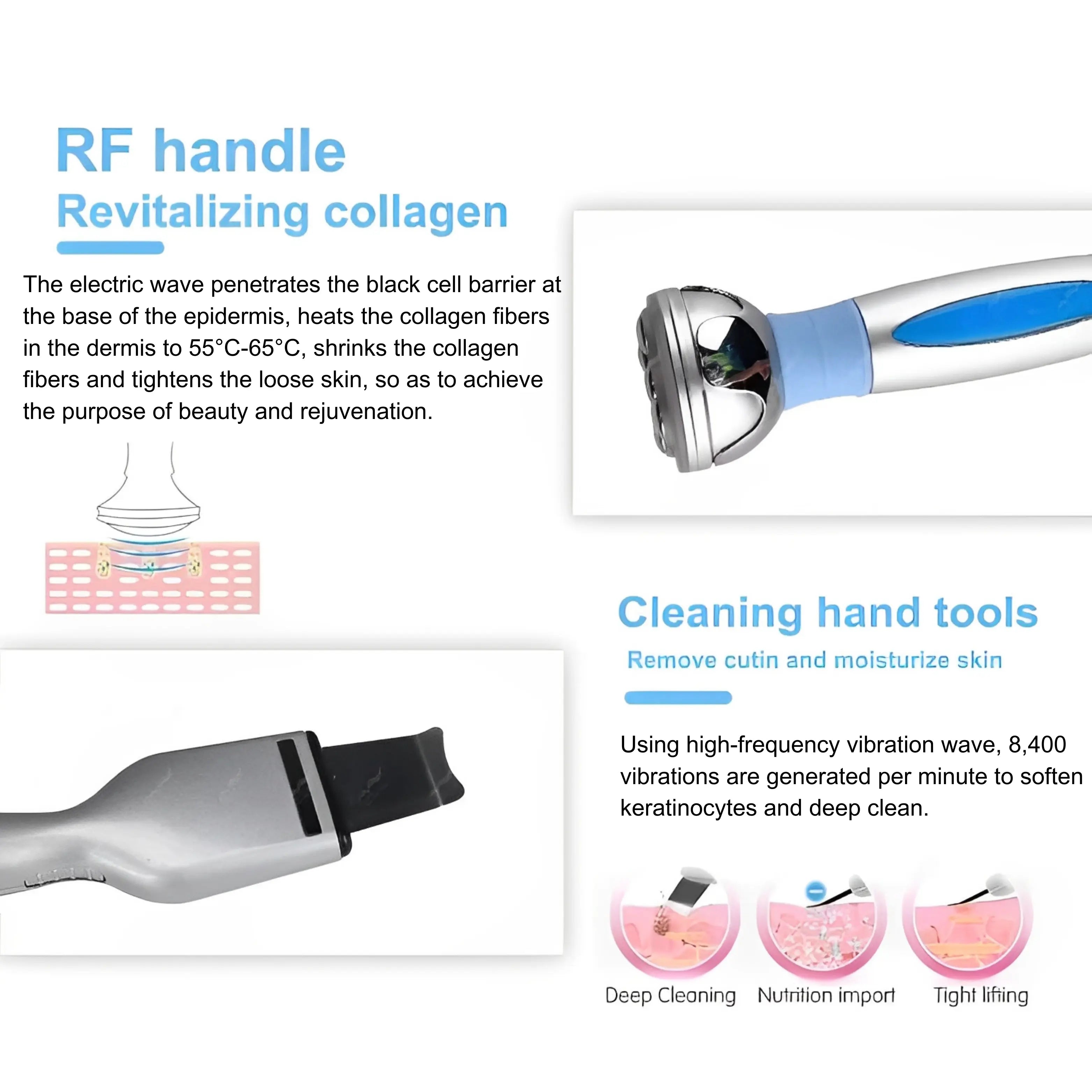 Hydro Dermabrasion Facial Machine Aquamarine